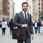 16 by 12 inch premium genuine leather laptop bag with lock