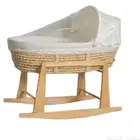 سرير هزاز خشبي قاعدة ومهد موسى للمواليد استخدام محدود نظيف