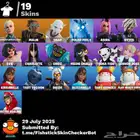 حساب فورت نايت فيبوكس 1650