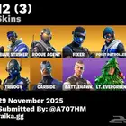 حساب فورت نايت سكن البلس