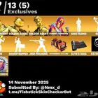 حساب فورتنايت حوالي 200سكن و 2000فيبوكس اساسي يربط جميع سوني