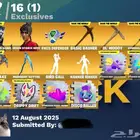 حساب فورت نايت  200 سكن