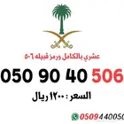 رقم مميز ورمز قبيله 506