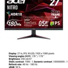 شاشة acer للقيمنق
