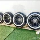جنوط مرسدس للددسن 6 صواميل نظيفات العدد 4