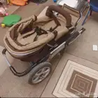 عربة أطفال (ب رام كرسي أطفال) ضمن الفئة الكبيرة المريحة