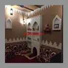 _مجالس_ شعبية _مشبات_ طين _طبيعي _