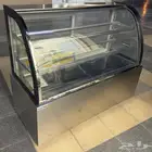 ثلاجات حلويات ثلاجة حلويات عرض كوفي بيكري استيل تجهيز كوفي