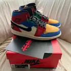 Jordan 1 fearless blue   جوردن قريت بلو