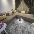 كنب اخو الجديد مع ستارة ومخدات