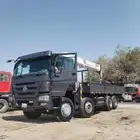 بوووم تراك 10طن للإيجار اليومي والايجار الشهري مان لفت إجار