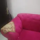 2 سرير نفر ونص وكنبة 3 أشخاص وستاره ديكور