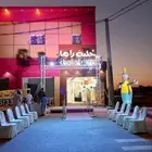 بوابة افتتاح محلات تراس جسر حديد ليزر ستي كلر بالون كراسي