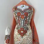 مخاوير قطع غير مفصلة تطريز على الصدر والاكمام