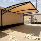 مظلات سيارات جده نقل فك تغير قماش تركيب سواتر وبيوت الشعر