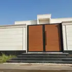 ابواب حديد دريشه المينوم باب خشب