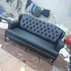 جديد كنب جلد مادل ملكي ديكور كلاسيك