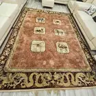 سجادة حرير كبيرة