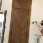 باب خشب جديد