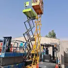 سقالات كهربائية جميع المقاسات 6 متر إلى 14 متر
