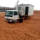 نقل غرف نقل بركسات نقل صبيات ونش كرين بوم تراك لوبد سطحه