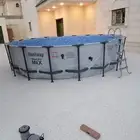 مسبح مسابح مستطيل و دائري برك سباحة