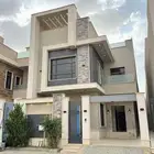 للبيع فيلا دورين وملحق مع حوش واسع vip وسط جميع الخدمات