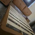 سرير ايكيا مع 2 كمدينو نظيف جدا