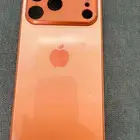 جراب ايفون 17 برو ماكس و من ورا يلمع برتقالي