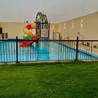 شاليهات بالعاب مائية ومسبح