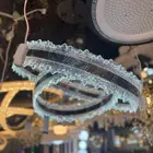 نجف مودرن دورين 40-60 اسود موديل 6378 3اضاءات