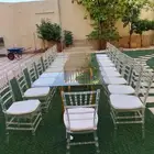 تاجير كراسي شفاف وطاولات باسعار مميزه وحياكم الله في المجمعه