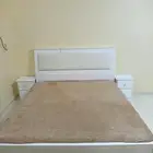 سرير معا المقعده وتسريحه ودولااب