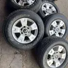 جنوط فتك مقاس 17 مع كفرات برجستون مقاس 275.65.17 وكاله