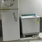 اثاث طقم جلوس نظيف جدا العدد2 وغسالة للامانه النشاف مايشتغل