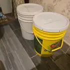 للبيع سطول بلاستيك حجم كبير للبهارات والدقيق الطحين وللمطابخ