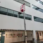 سلم عمودي كهربائي ارتفاع 12 متر وزنه نص طن للايجار