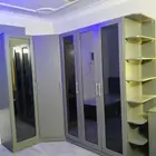 غرفه نوم دولاب سرير تسريحه كم دينا باب خشب جديد