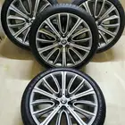 جنوط BMW 2020 740 الشكل الفل مع كفرات نظيفه