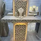 تفصيل عربيات الملكه والمداخل والطاولات وعلب المهر