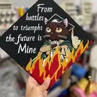 لحظة التخرج تستاهل لمسة فخمة  وشاحات وقبعات مطرزة بتصميم