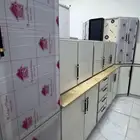 للبيع دولاب مطبخ مستعمل مجدد نظيف 6متر