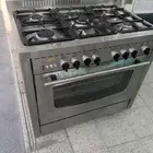 جليم غاز إيطالي 5شعله مستخدم نظيف مره مقاس 90 شبك تقيل نظامه