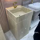 مغاسل رخام طبيعي وصناعي أفخم الموديلات الجديده  طاولات رخام