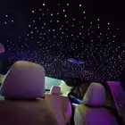 تر يب ضوء النجوم في سقف السيارة