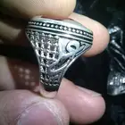 خاتمين فضه عيار 925 صياغة باسم علي