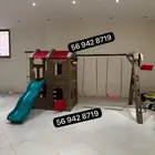 لعبه مميزه وجذابه وجميله مراجيح وزحاليق بلاستيكيه قويه