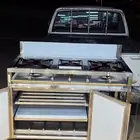 فرن تحمير مع ثلاثه مركبات غاز ايطاليه