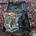 دريل مع بطاريات عد 2 جديد غير مستخدم