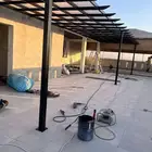 حداد جلسة خارجية المظلات والسواتر برجولة